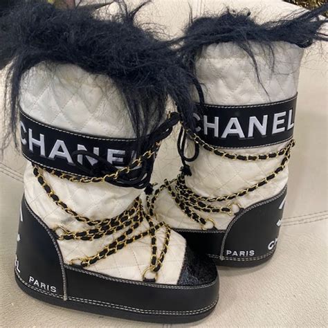 bottes chanel noires|Bottes .